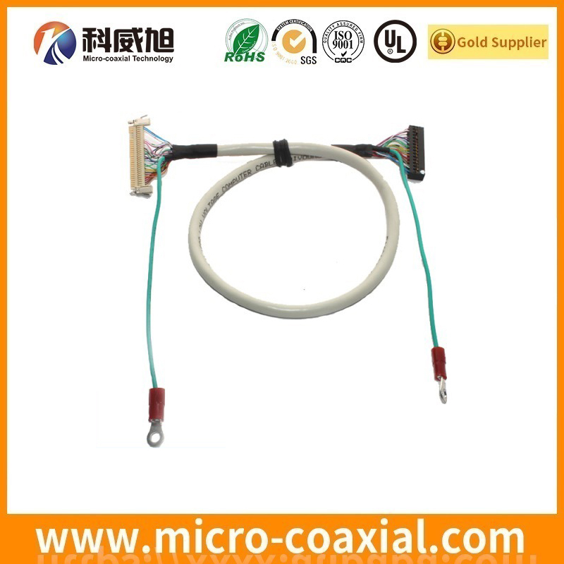 Manufactured I-PEX 20268-020E-03F micro coax LVDS cable I-PEX 20422-051T LVDS eDP cable Manufacturing plant