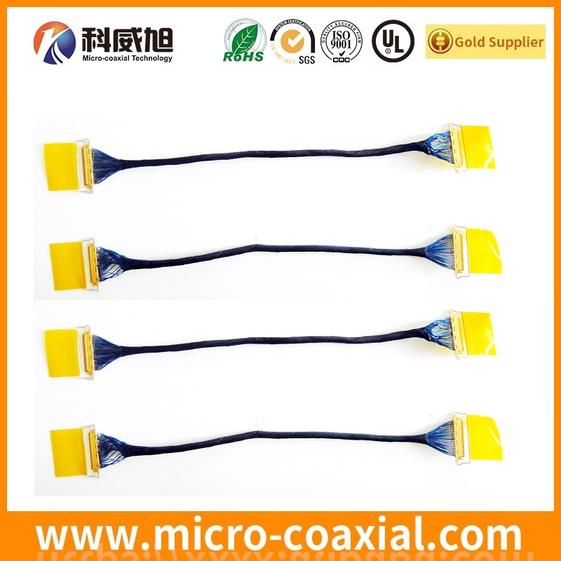 Manufactured I-PEX 20386-Y30T-12F fine micro coaxial LVDS cable I-PEX 20728-040T-01 LVDS eDP cable Provider
