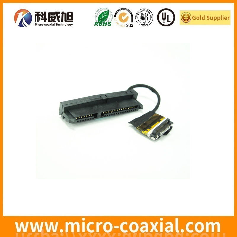 Manufactured I-PEX 20505-044E-011G fine micro coaxial LVDS cable I-PEX 20229-020T-F LVDS eDP cable manufacturing plant