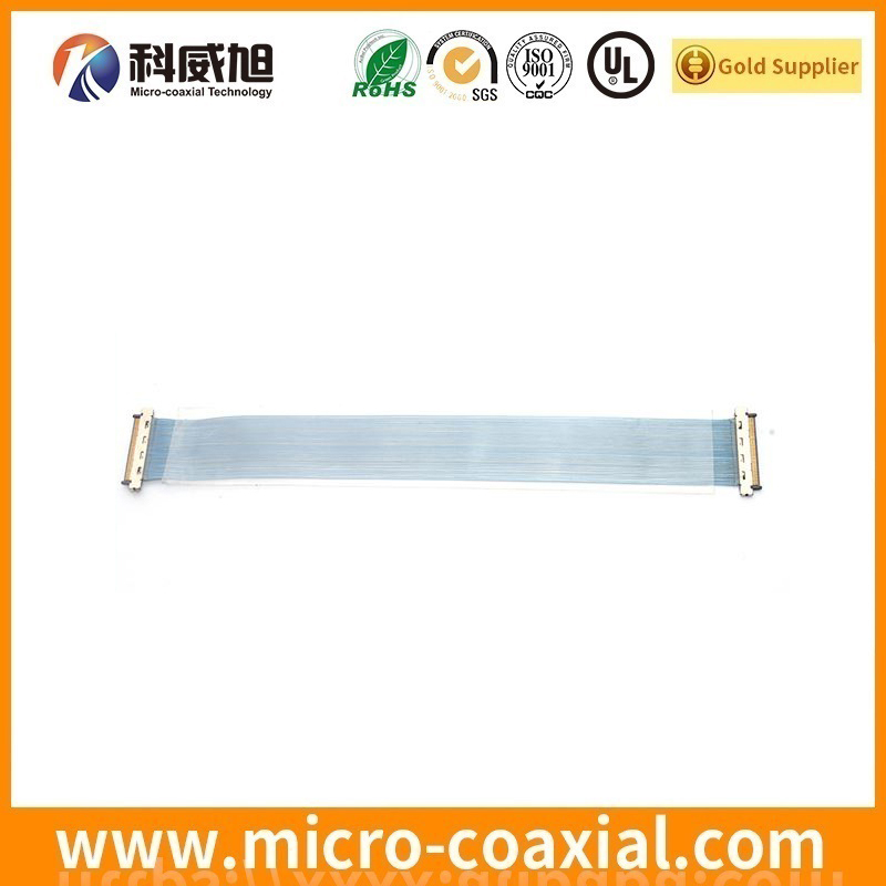 Manufactured JF08R0R051020UA board-to-fine coaxial LVDS cable I-PEX 2047-0401 LVDS eDP cable manufacturing plant