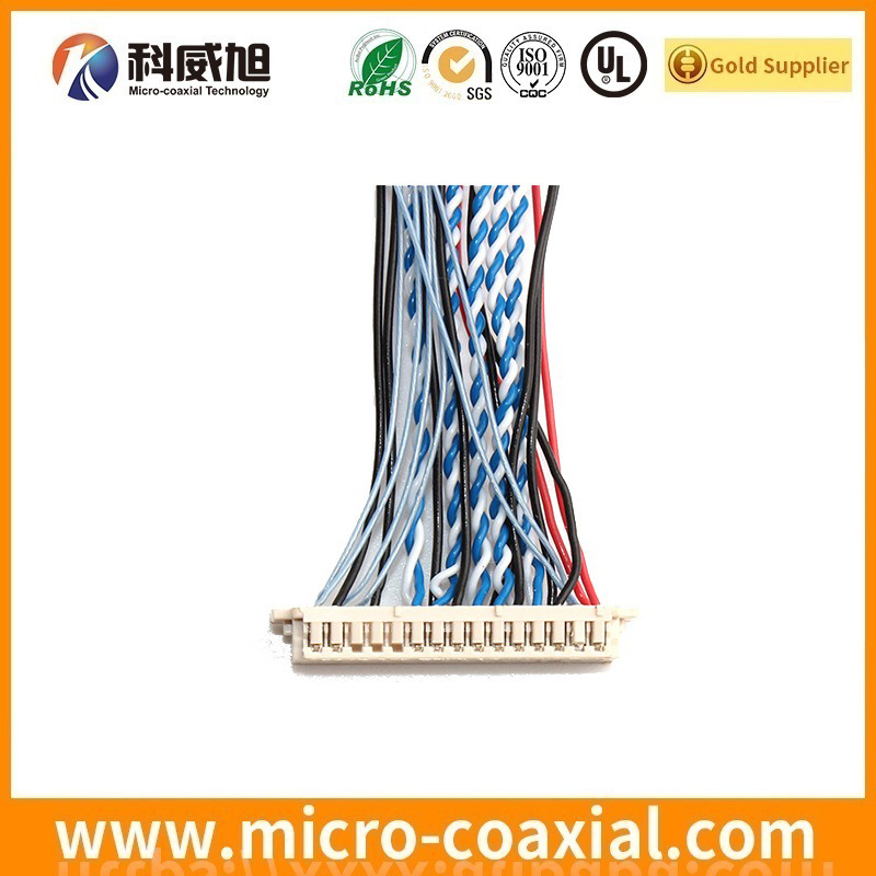 Manufactured SSL00-20S-1500 MFCX LVDS cable I-PEX 20345-020T-32R LVDS eDP cable manufacturer