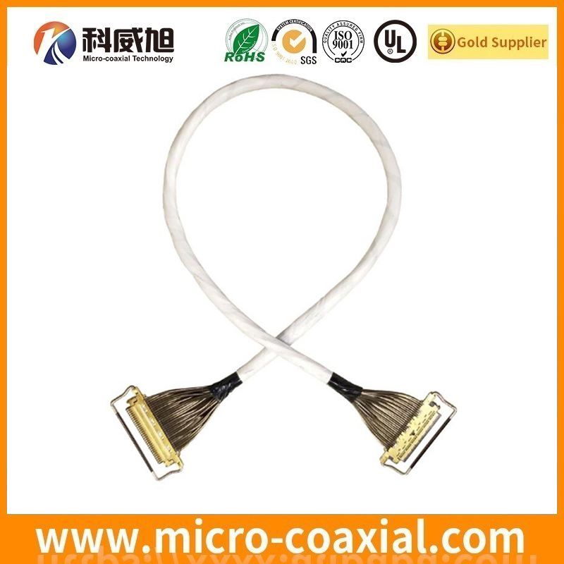 Manufactured USLS00-30-A thin coaxial LVDS cable I-PEX 1653-020B LVDS eDP cable provider