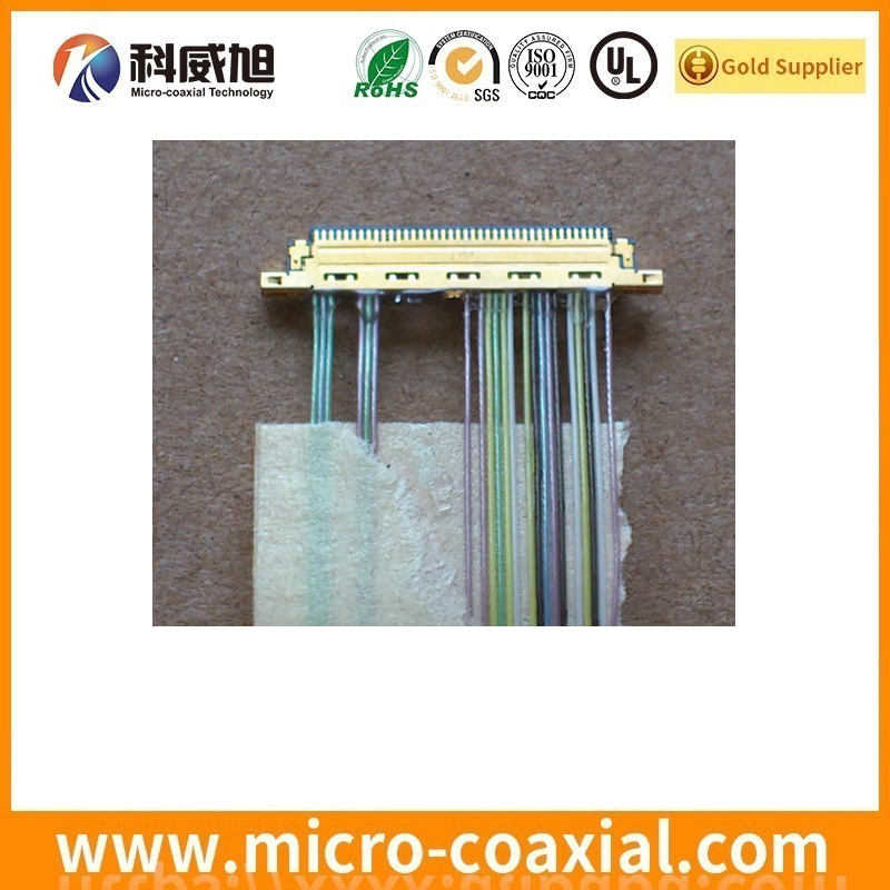 Professional FI-S4P-HFE micro flex coaxial LVDS cable I-PEX 20373-R50T-06 LVDS eDP cable Supplier