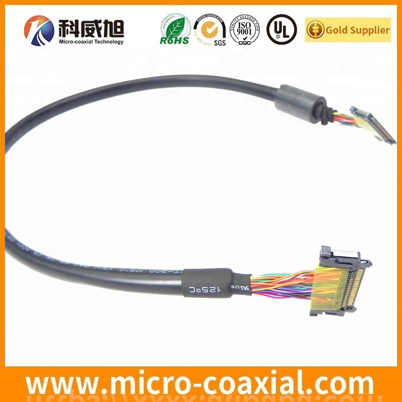 Professional FI-XC3B-1-15000 fine-wire coaxial LVDS cable I-PEX 20143-020E-20F LVDS eDP cable manufacturing plant