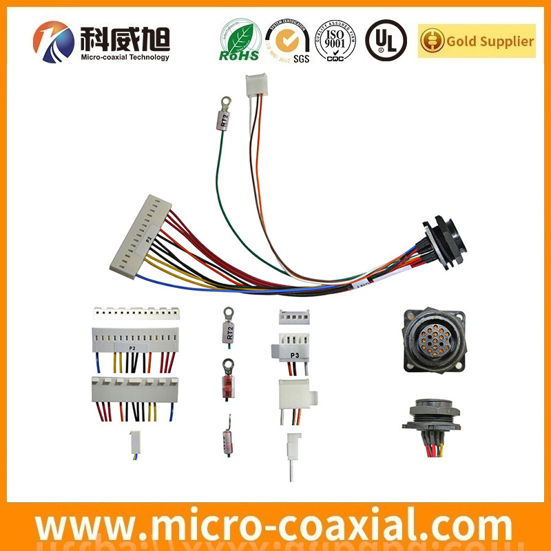 Professional I-PEX 20153-040U-F Fine Micro Coax LVDS cable I-PEX 2574-1203 LVDS eDP cable Provider