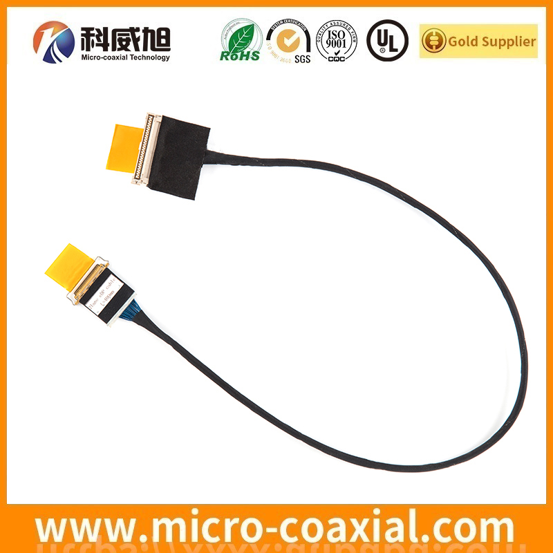 Professional I-PEX 20835-040E-01-1 micro flex coaxial LVDS cable I-PEX 20330-044E-212G LVDS eDP cable Manufacturer