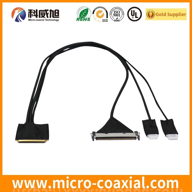Professional I-PEX 2360-0441F Micro-Coax LVDS cable I-PEX 20421-041T LVDS eDP cable supplier