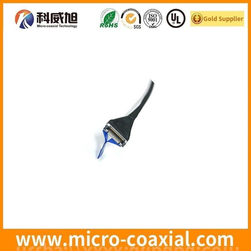 custom FI-JW34S-VF16 micro-miniature coaxial LVDS cable I-PEX 1968-0402 LVDS eDP cable manufacturing plant