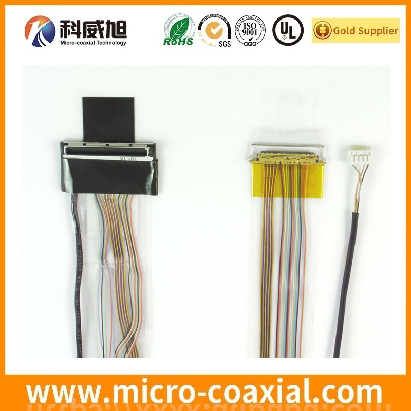 custom FI-W41P-HFE-A-E1500 fine wire LVDS cable I-PEX 20455-040E-99 LVDS eDP cable provider