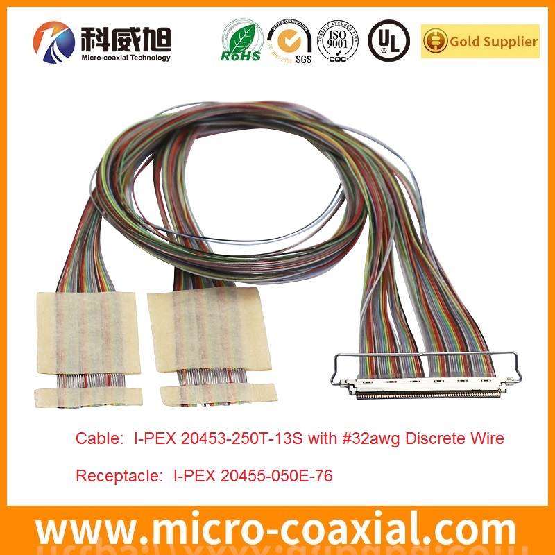 custom I-PEX 20153-030U-F fine pitch LVDS cable I-PEX 20374-R14E-31 LVDS eDP cable vendor