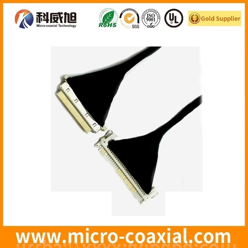 custom I-PEX 20374-R32E-31 micro-miniature coaxial LVDS cable I-PEX 20845 LVDS eDP cable manufactory