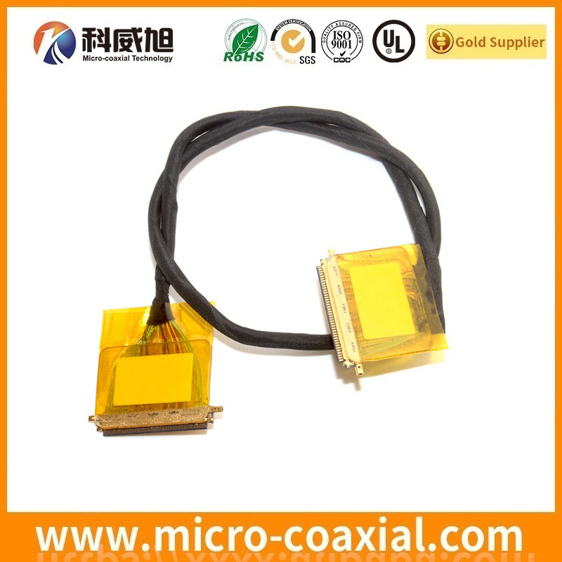 custom I-PEX 20498-040E-41 micro coaxial connector LVDS cable I-PEX 20472-040T-20 LVDS eDP cable Factory