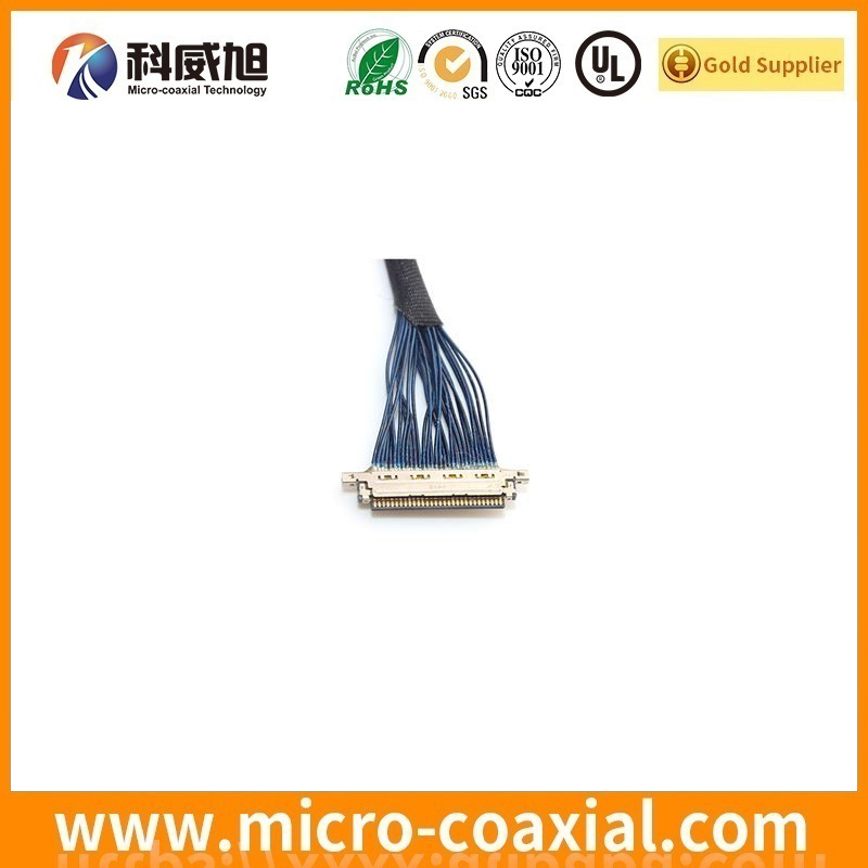 custom I-PEX 20532 fine pitch connector LVDS cable I-PEX 20633-340T-01S LVDS eDP cable Manufactory