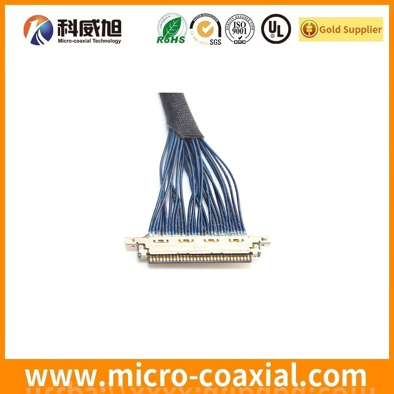 custom I-PEX 2799-0341 ultra fine LVDS cable I-PEX 2637-040 LVDS eDP cable Supplier