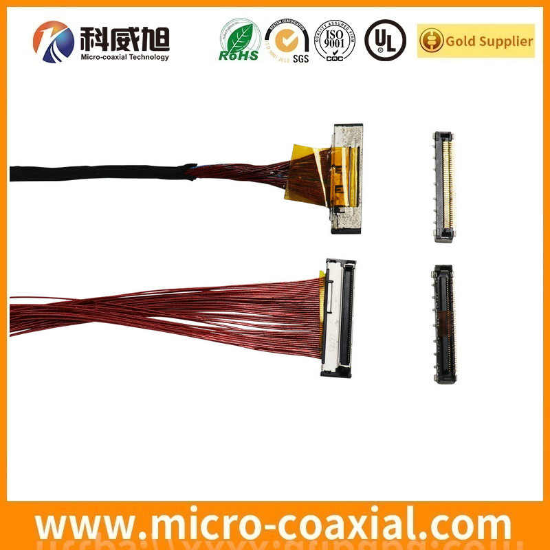 custom I-PEX 3298-0301 fine micro coaxial LVDS cable I-PEX 2574-1203 LVDS eDP cable Vendor