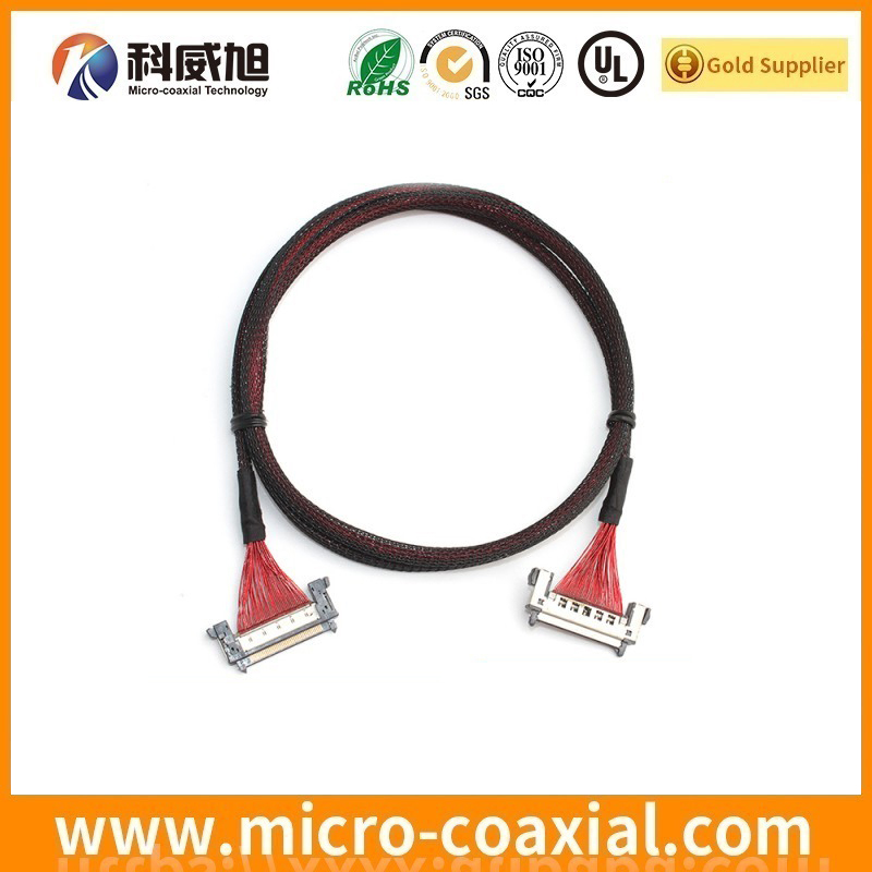 customized DF38-40P-0.3SD Micro Coaxial LVDS cable I-PEX 20422-041T LVDS eDP cable manufactory