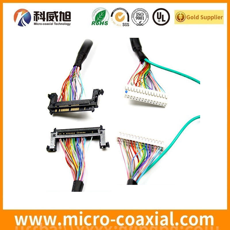 customized FI-SEB20P-HF13E-E3000 micro flex coaxial LVDS cable I-PEX 20325-030T-02S LVDS eDP cable factory