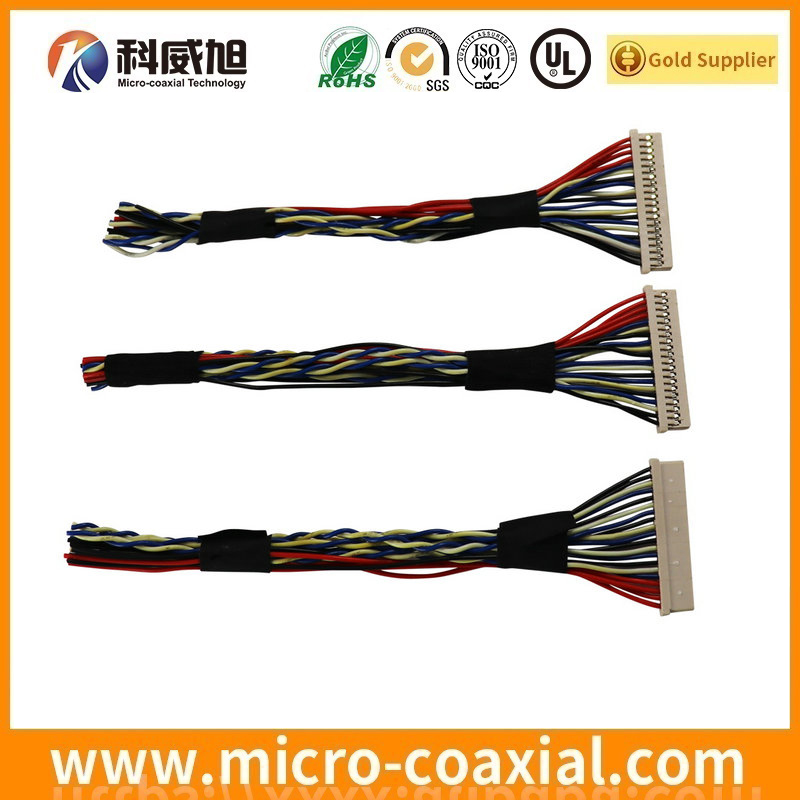 customized FISE20C00115957-RK Fine Micro Coax LVDS cable I-PEX 20152-030U-20F LVDS eDP cable Manufacturer