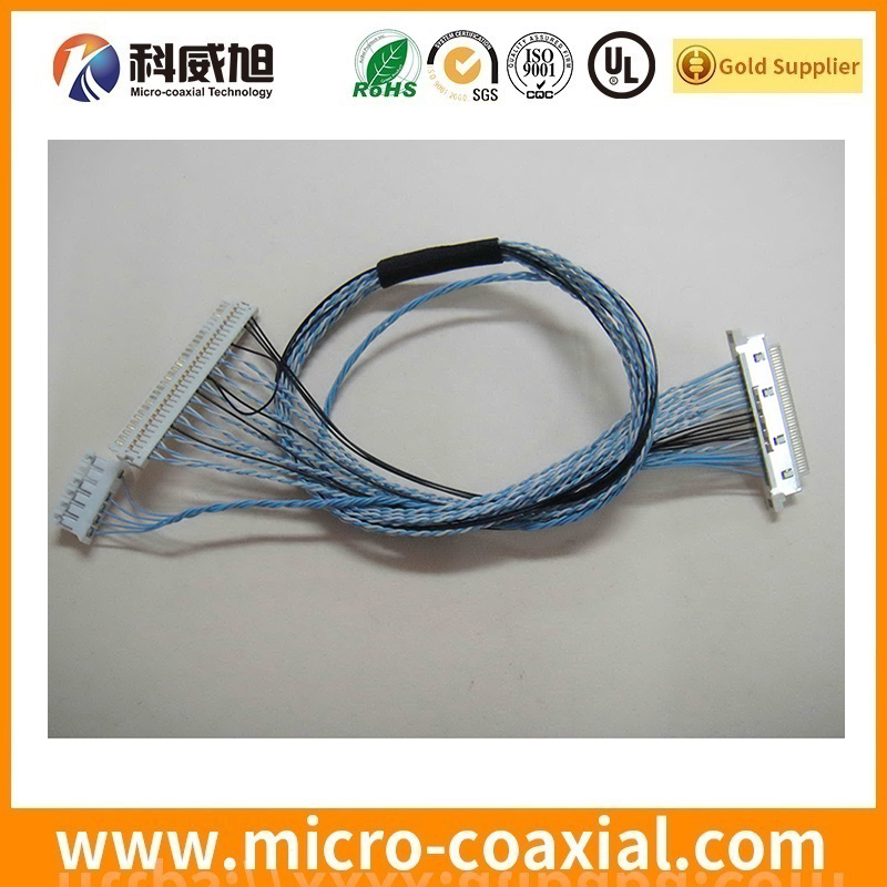 customized I-PEX 20380-R40T-16 ultra fine LVDS cable I-PEX 20152-040U-20F LVDS eDP cable provider