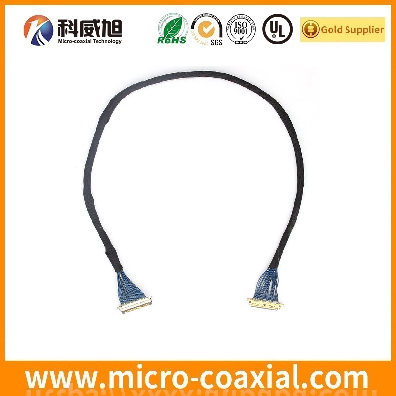 customized I-PEX 20389-Y30E-03 micro flex coaxial LVDS cable I-PEX 2367-020 LVDS eDP cable provider