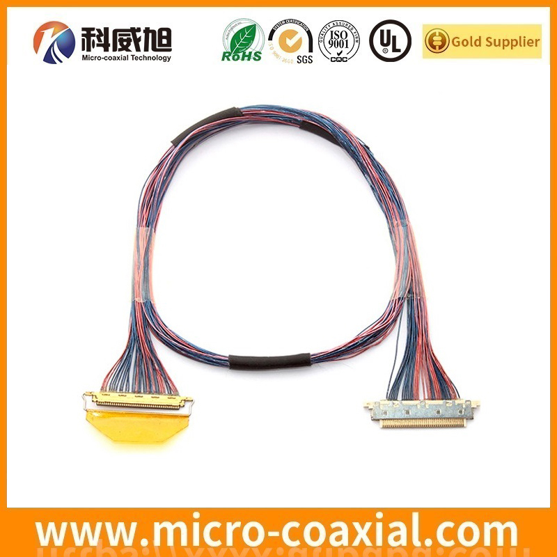 customized I-PEX 20410-040U fine pitch harness LVDS cable I-PEX 20347-340E-12R LVDS eDP cable Manufacturing plant
