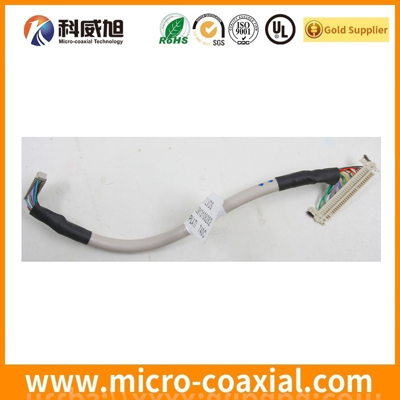 customized I-PEX 20498-026E-41 Micro Coax LVDS cable I-PEX 1968-0322 LVDS eDP cable manufacturing plant