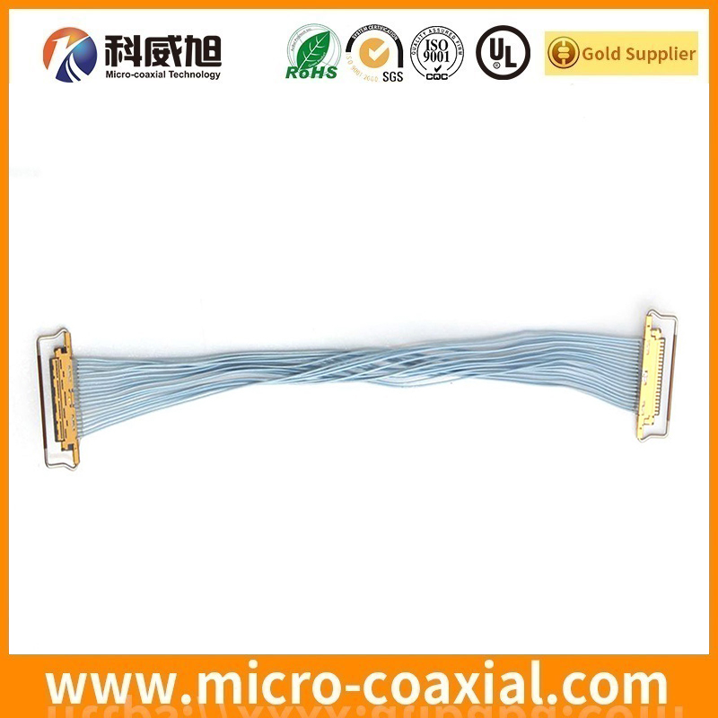 customized USL00-40L-B micro-coxial LVDS cable I-PEX 20321-032T-11 LVDS eDP cable manufactory