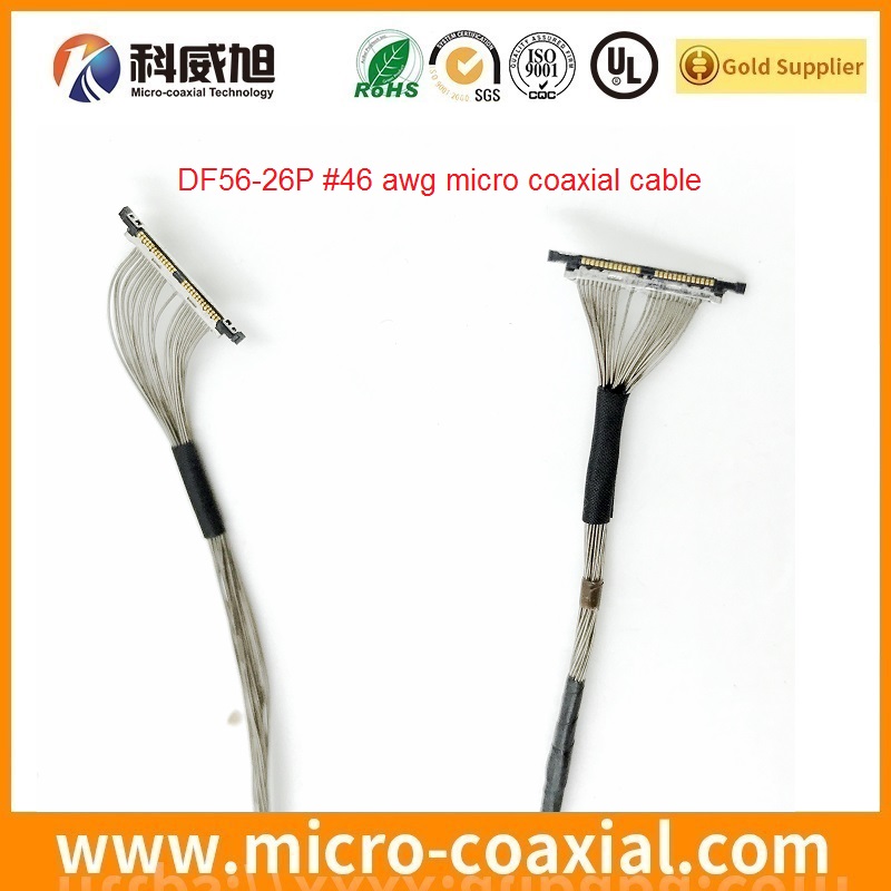 Drone DF38AJ-30S-0.3V cable 50 Ohm 36  AWG DF36-40P-0.4SD fine wire cable DF56-40P cable Assembly DF56-40P cable supplier Hirose DF38A-40S cable