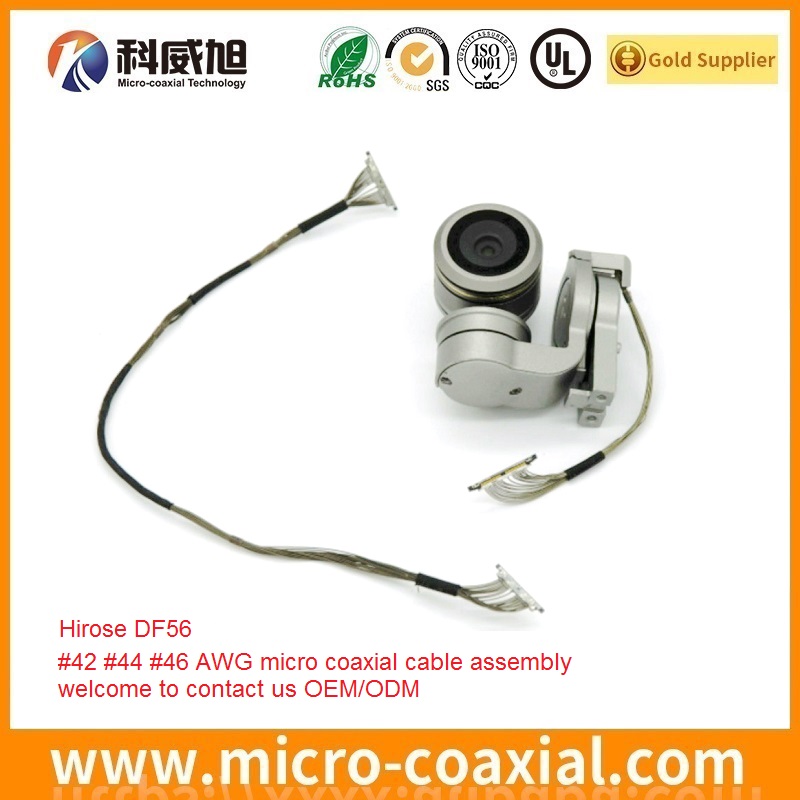 Drone DF56CJ-30S cable 45 Ohm 42  AWG DF56CJ-26S micro flex coaxial cable DF36-45P cable Assemblies DF56J-50S cable factory HIROSE DF38B-30P-0.3SD cable