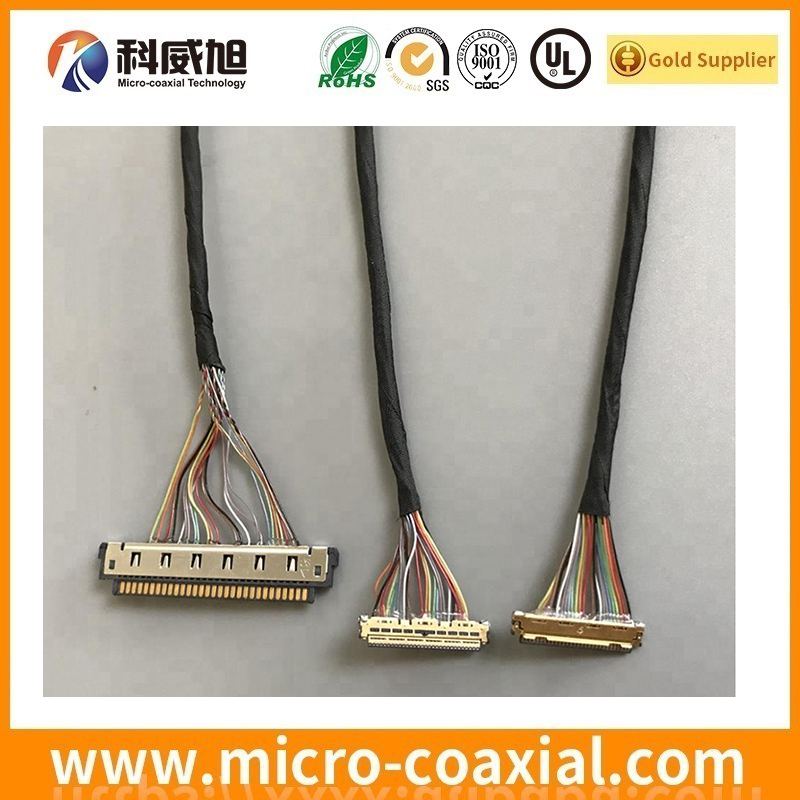Manufactured FI-S20P-HFE micro-coxial LVDS cable I-PEX 20386-Y30T-12F LVDS eDP cable manufactory