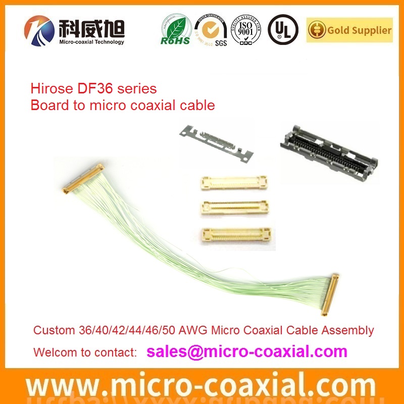 UAV DF36A-50S-0.4V cable AWG 42 DF56-26P-SHL Micro Flex Coaxial cable DF56J-40P-SHL cable Assembly DF56-50S cable Vendor HIROSE DF38B-30P-0.3SD cable