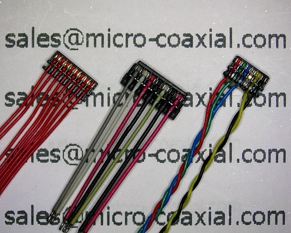 Custom JST XSR 0.6mm pitch Cable Connectors