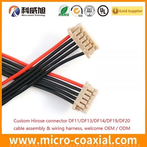 HRS DF13 DF14 DF11 Hirose Wiring Harness OEM ODM HRS wire harness manufacturer
