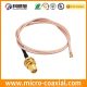RF coaxial cable assembly RF coaxial connector